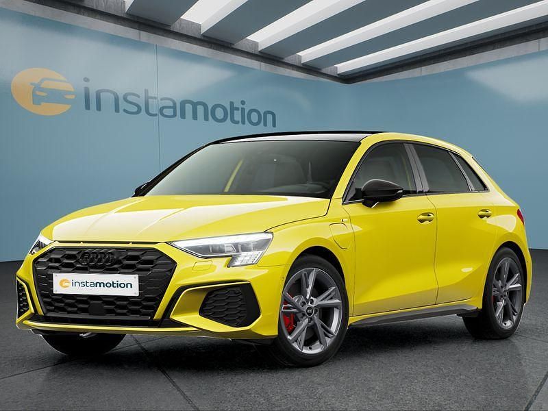 Gelb Gebraucht 2022 Audi A3 Sportback e-tron Kleinwagen | 28.699 € (Teuer) - Bild 1/4
