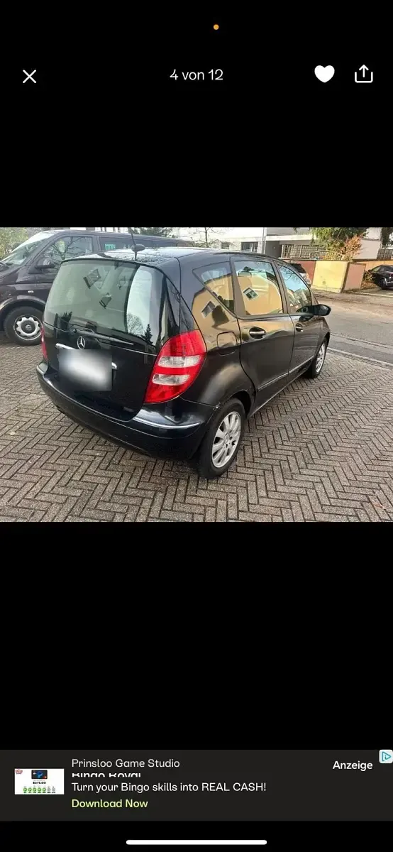 Gebraucht Mercedes A170 116 PS (85 kW) 2005 Schwarz Kleinwagen