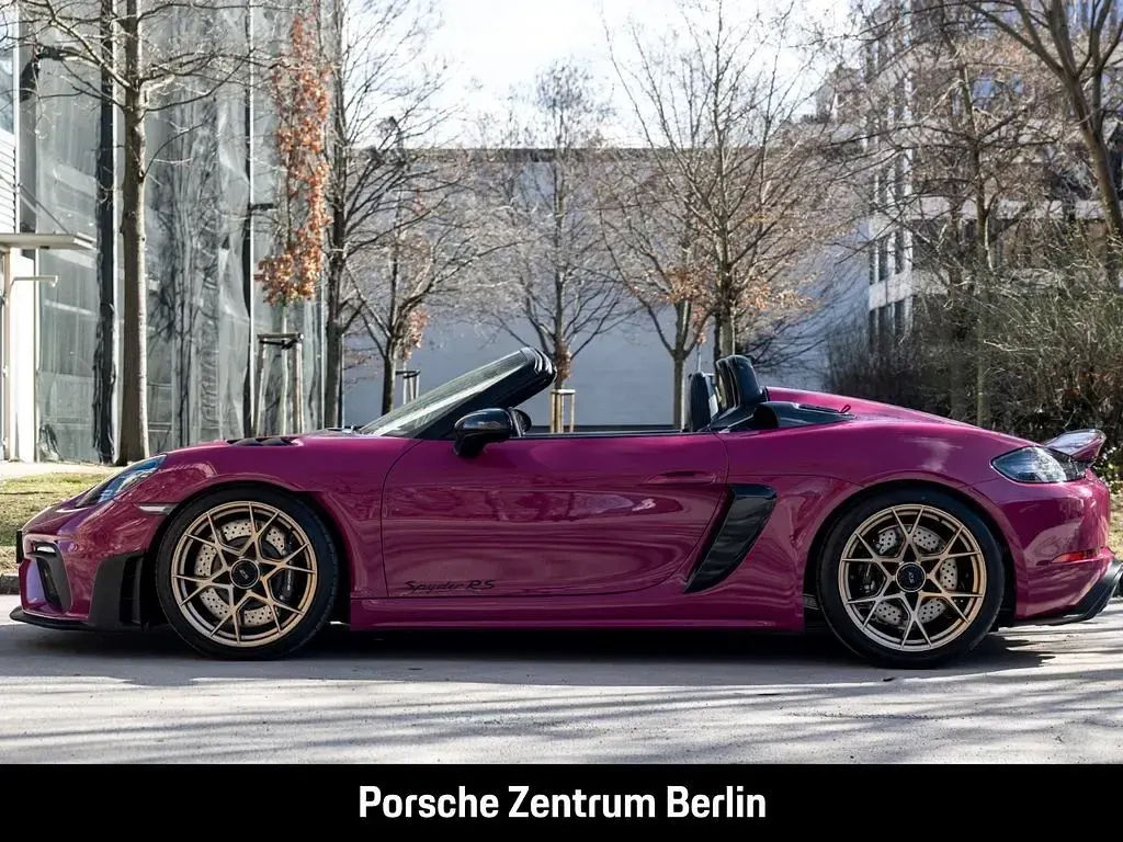Gebraucht Porsche 718 Spyder RS 500 PS (367 kW) 2024 Violett Cabrio