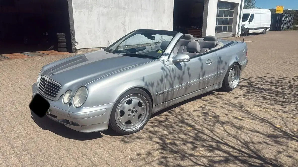 Gebraucht Mercedes CLK430 279 PS (205 kW) 2001 Silber Cabrio