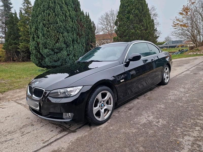 Schwarz Gebraucht 2009 BMW 320 Cabriolet Cabrio | 6.400 € (Superpreis) - Bild 1/4