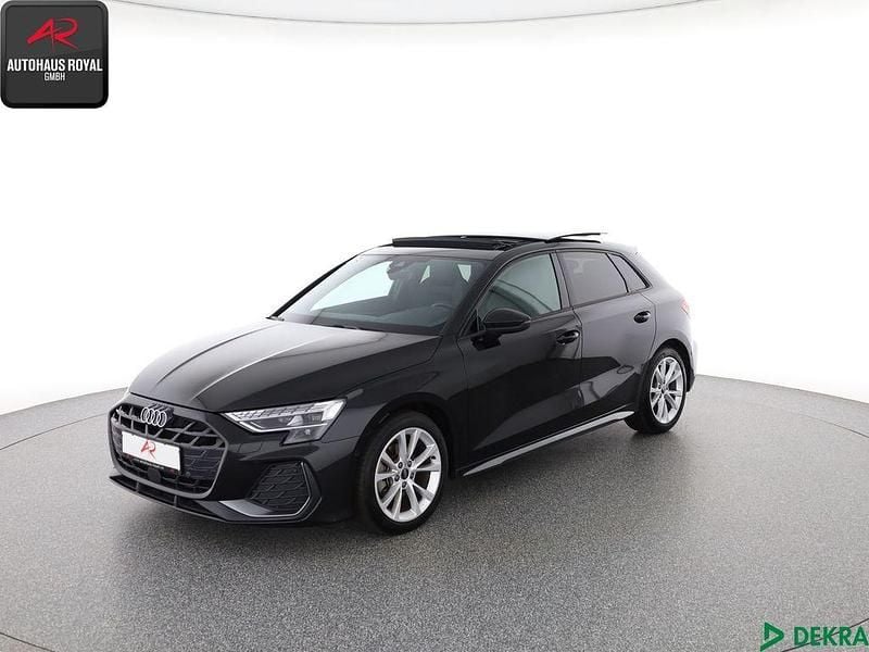 Mythosschwarz Gebraucht 2024 Audi A3 Sportback S-Line Limousine | 35.880 € (Guter Preis) - Bild 1/4