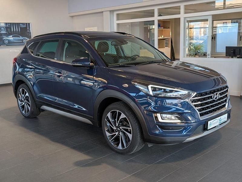 Blau Gebraucht 2020 Hyundai Tucson Premium SUV | 20.950 € (Fairer Preis) - Bild 1/4