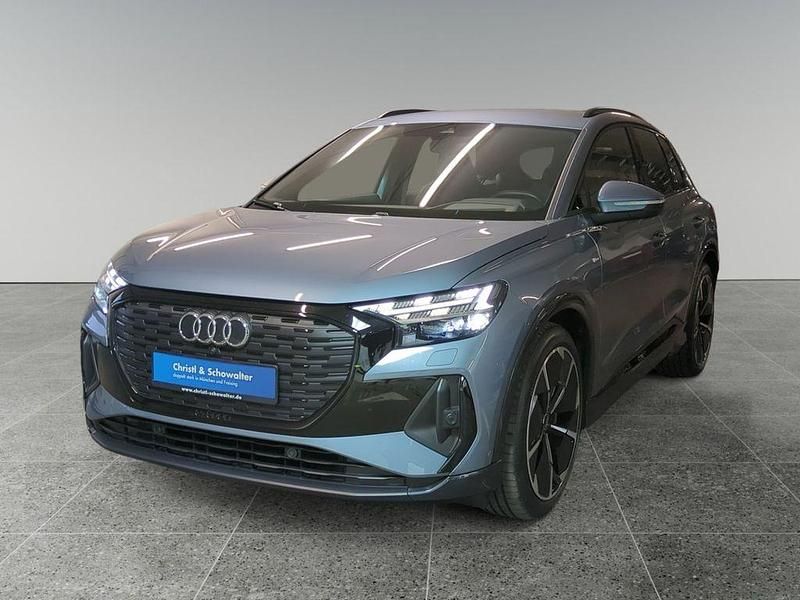 Gebraucht Audi Q4 e-tron S-Line 219 kW (299 PS) 2022 Geysirblau metallic SUV
