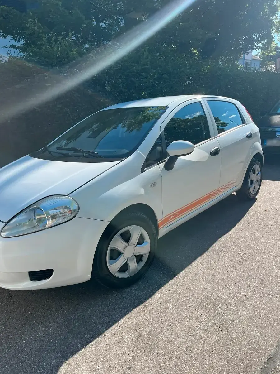 Gebraucht Fiat Punto Evo 75 PS (55 kW) 2009 Weiß Kleinwagen