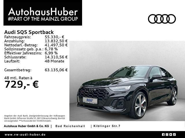 Mythosschwarz metallic Gebraucht 2022 Audi SQ5 Sportback Ambiente SUV | 55.330 € (Guter Preis) - Bild 1/4
