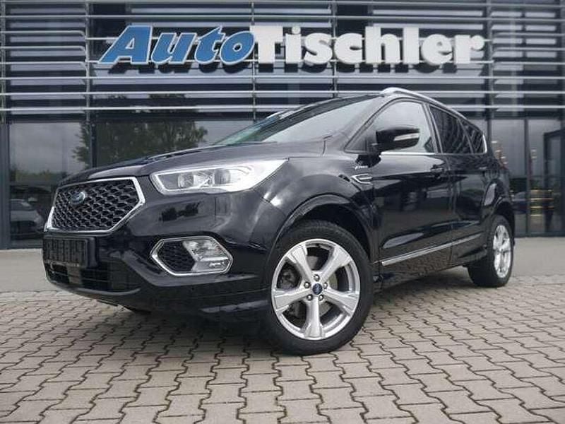 Irdiumschwarz metallic Gebraucht 2019 Ford Kuga Vignale SUV | 18.990 € (Guter Preis) - Bild 1/4