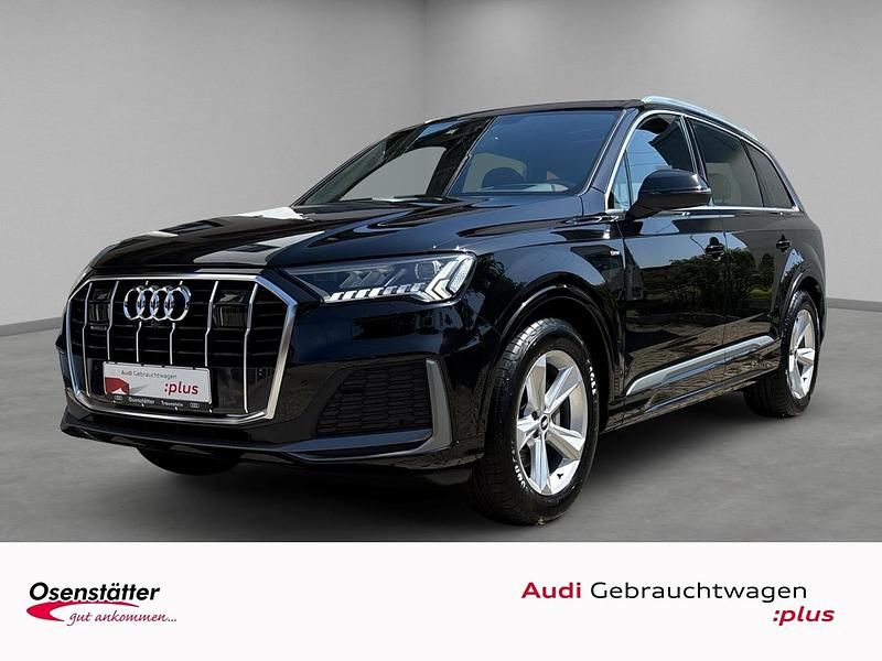 Schwarz Gebraucht 2021 Audi Q7 S-Line SUV | 52.980 € (Fairer Preis) - Bild 1/4