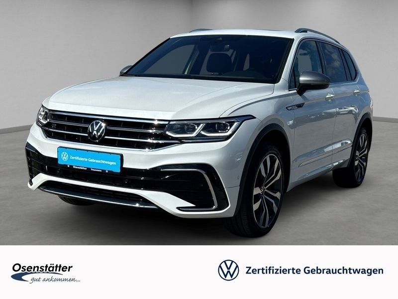 Schwarz Gebraucht 2024 VW Tiguan Allspace R-line SUV | 48.760 € (Teuer) - Bild 1/4