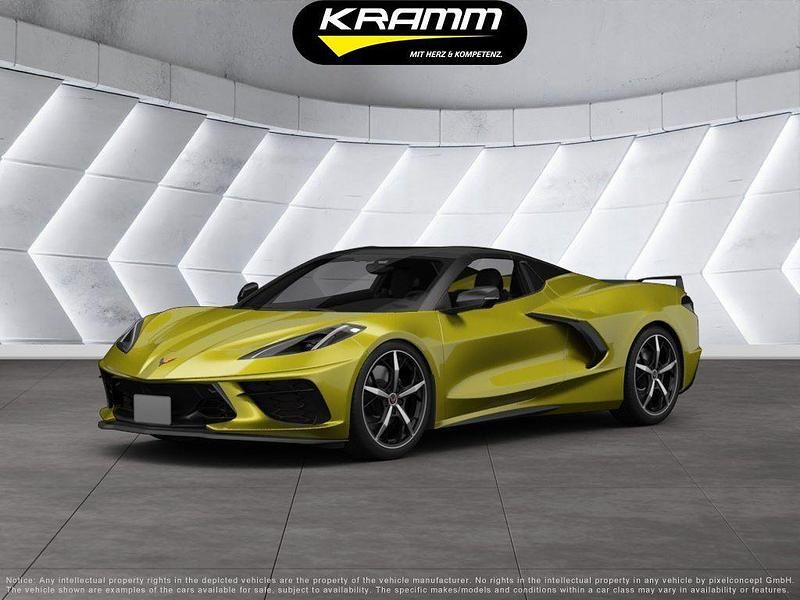 Nowe Corvette C8 482 KM (354 kW) 2025 Żółty Coupe