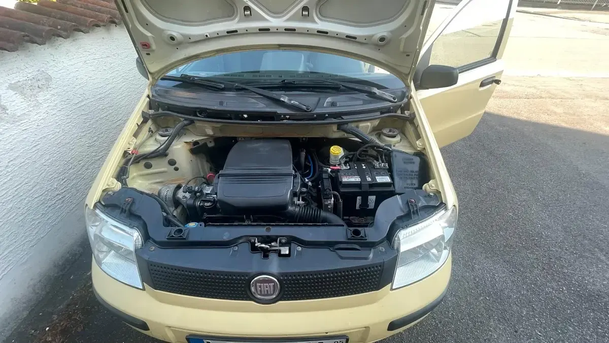 Gebraucht Fiat Panda 40 PS (29 kW) 2009 Gelb Kleinwagen