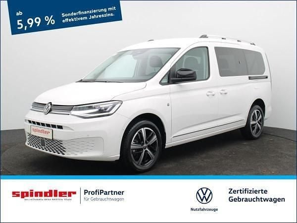 Weiß (candyweiß) Gebraucht 2025 VW Caddy Maxi Style Van / Kleinbus | 37.881 € (Guter Preis) - Bild 1/3