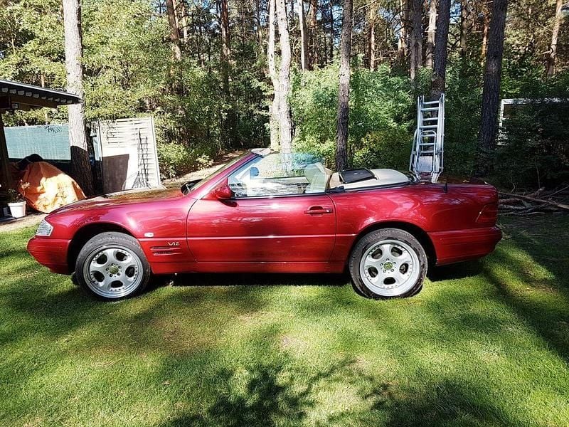 Gebraucht Mercedes SL600 394 PS (289 kW) 1998 Rot Cabrio