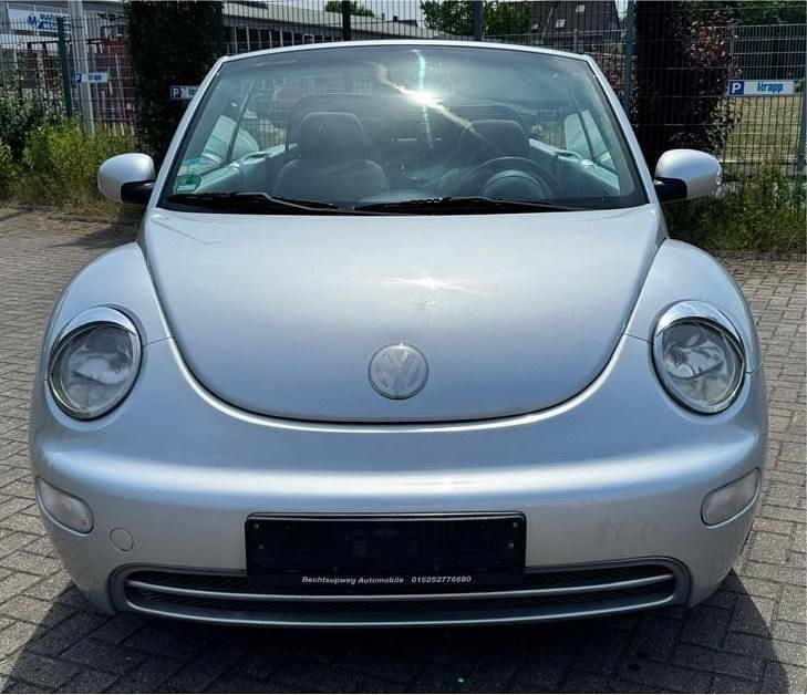 Silber Gebraucht 2004 VW Beetle Cabrio | 1.699 € (Superpreis) - Bild 1/4