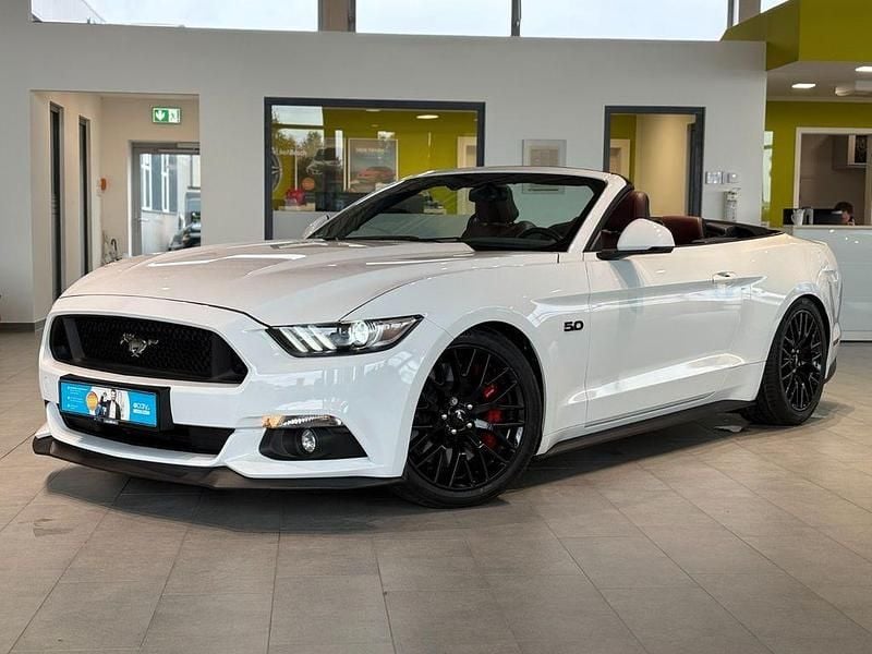 Weiß Gebraucht 2016 Ford Mustang GT Convertible Cabrio | 34.995 € (Superpreis) - Bild 1/4