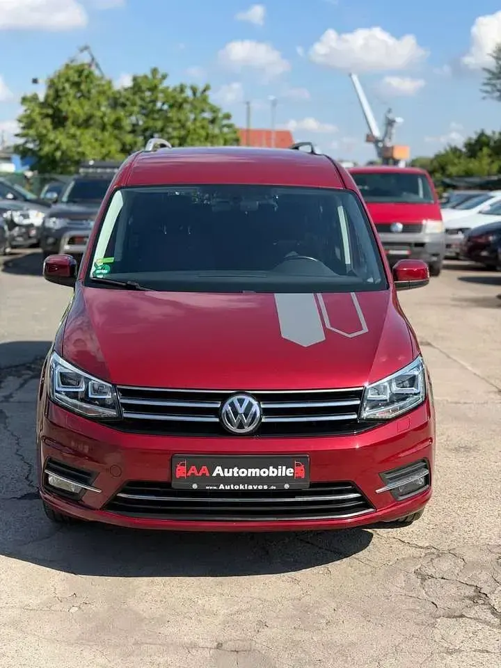 Brugt VW Caddy Maxi 150 HK (110 kW) 2016 Rød MPV