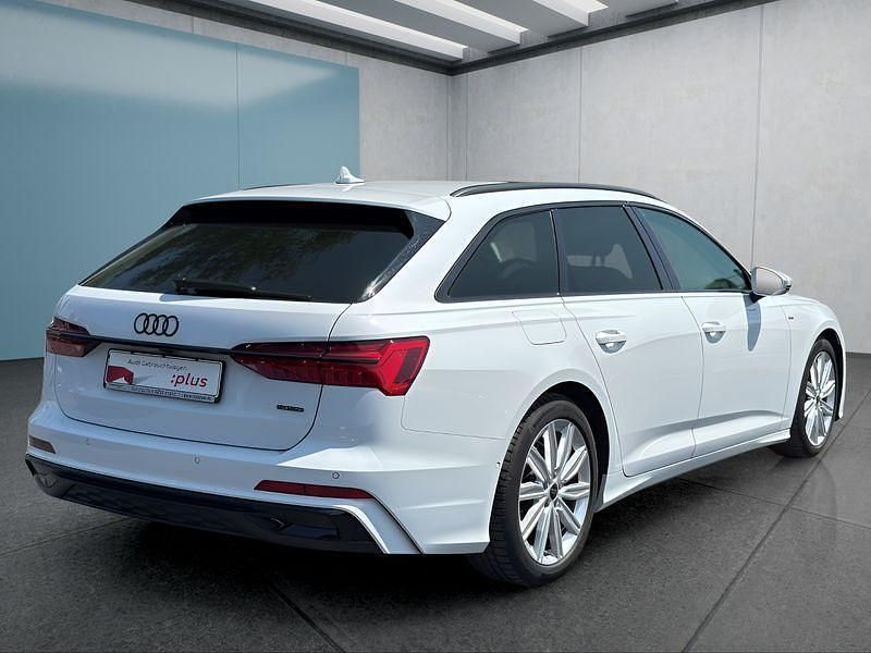 Weiß Gebraucht 2024 Audi A6 S-Line Kombi | 52.999 € - Bild 1/1