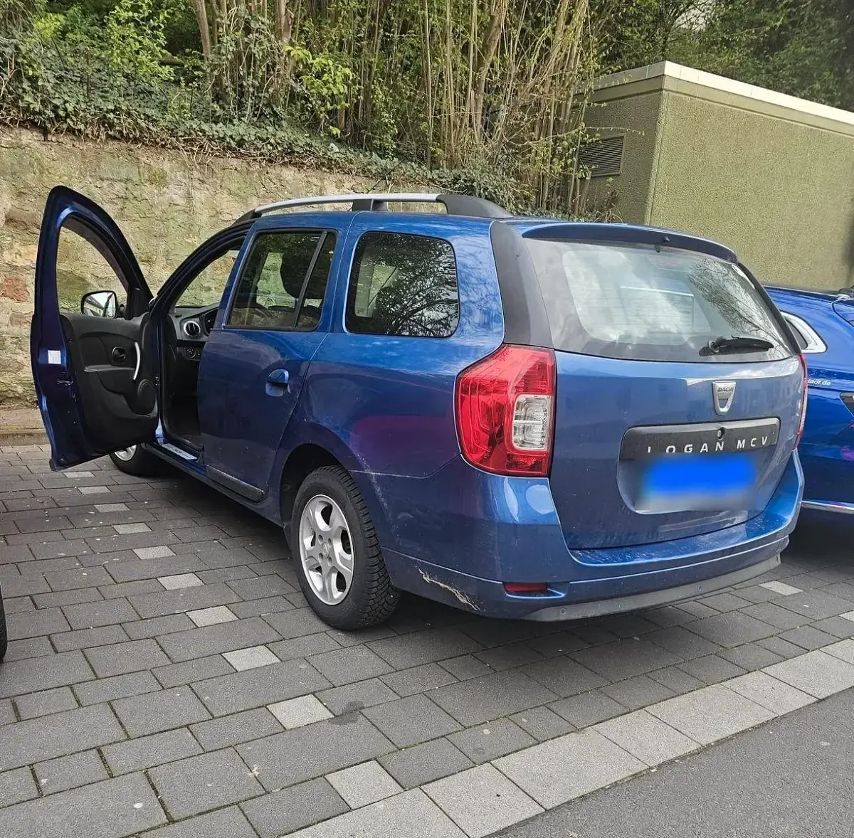 Gebraucht Dacia Logan MCV Prestige 90 PS (66 kW) 2014 Blau Kombi
