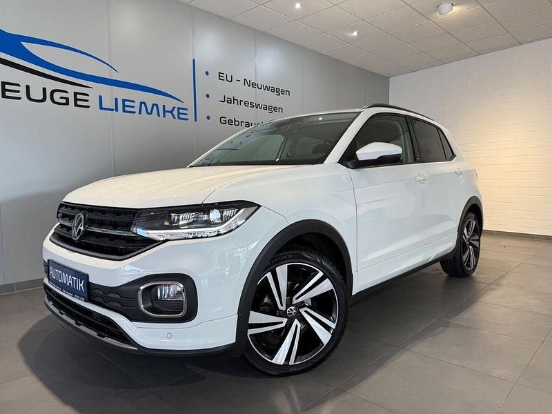 Weiß Gebraucht 2021 VW T-Cross R-line Plus SUV | 22.790 € (Fairer Preis) - Bild 1/4