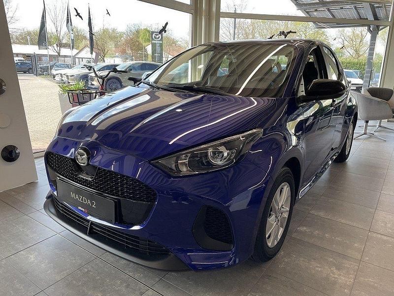 Blau Neu 2025 Mazda 2 Center-Line Limousine | 24.990 € (Etwas zu teuer) - Bild 1/4