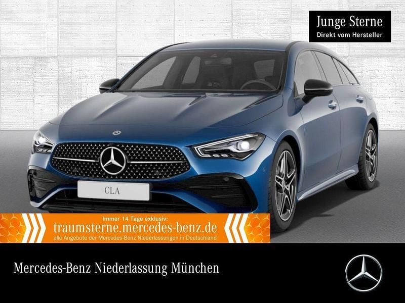 Blau Gebraucht 2024 Mercedes CLA250e Shooting Brake AMG Kombi | 34.990 € (Fairer Preis) - Bild 1/3