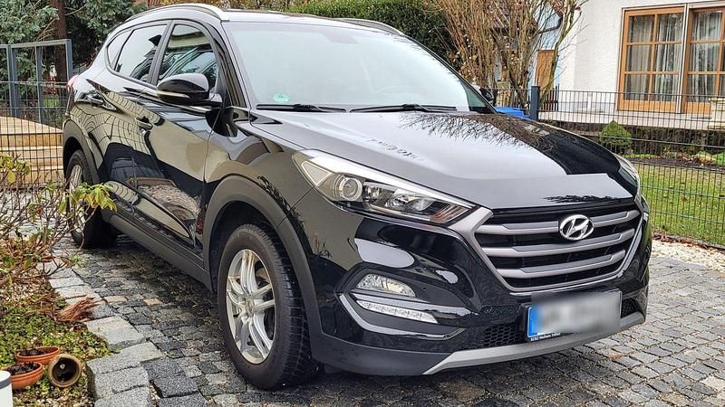 Schwarz Gebraucht 2018 Hyundai Tucson SUV | 14.990 € (Superpreis) - Bild 1/4