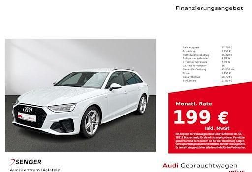 Gebraucht Audi A4 S-Line 204 PS (150 kW) 2023 Weiß Kombi