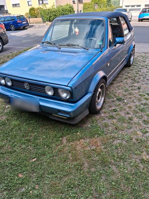 Blau Gebraucht 1994 VW Golf Cabriolet Cabrio | 9.999 € - Bild 1/4