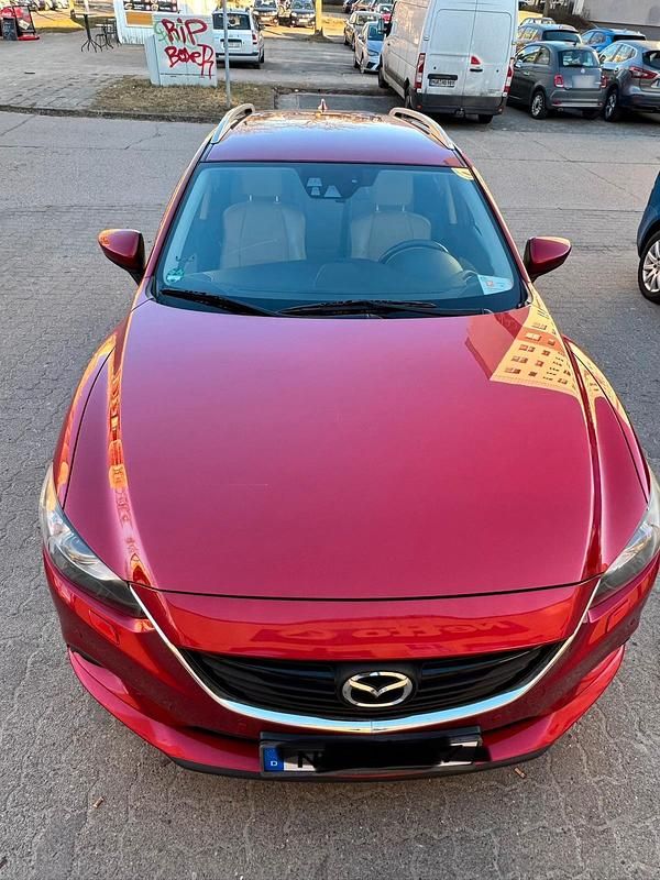 Gebraucht Mazda 6 150 PS (110 kW) 2014 Rot Kombi