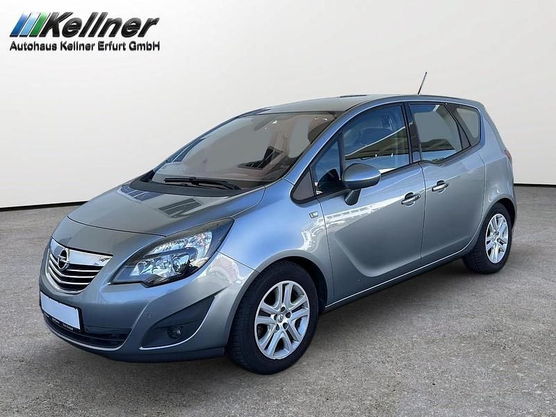 Silber Gebraucht 2010 Opel Meriva Innovation Van / Kleinbus | 1.980 € (Superpreis) - Bild 1/4