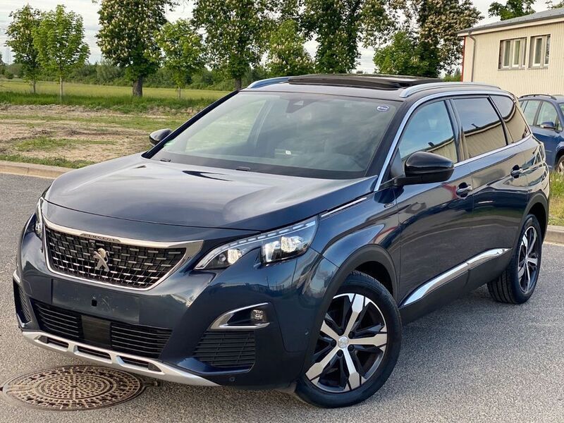 Blau Gebraucht 2019 Peugeot 5008 GT-line Van / Kleinbus | 20.500 € (Fairer Preis) - Bild 1/4
