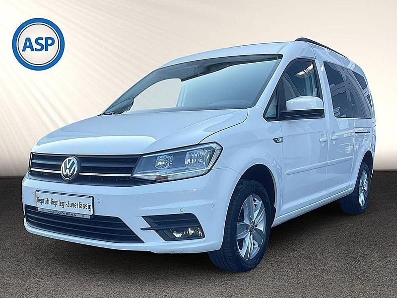 Gebraucht VW Caddy Maxi 150 PS (110 kW) 2019 Weiß Van / Kleinbus
