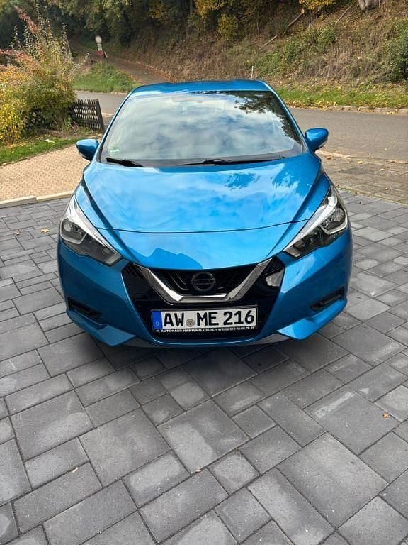 Blau Gebraucht 2018 Nissan Micra Acenta Kleinwagen | 8.500 € (Guter Preis) - Bild 1/4