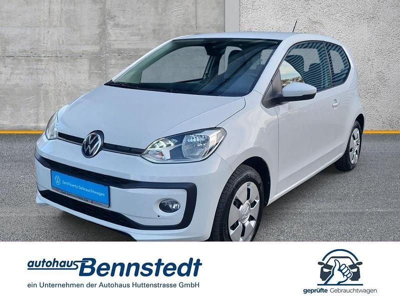 Weiß Gebraucht 2022 VW up! move up! Kleinwagen | 9.820 € (Fairer Preis) - Bild 1/4