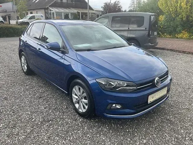 Occasion VW Polo Highline 116 ch (85 kW) 2018 Bleue Citadine