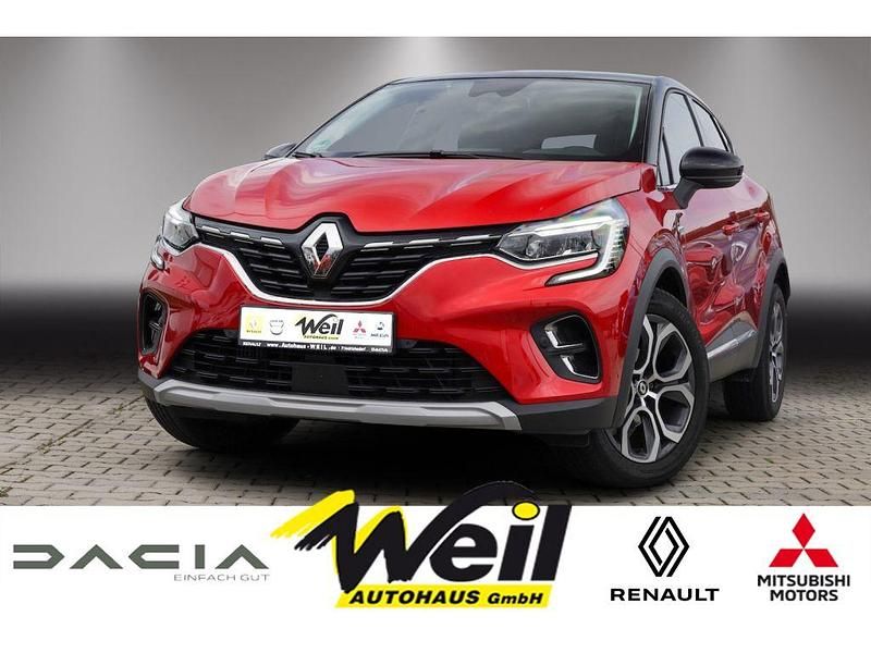 Dezirrot, dach black pearlschwarz (metallic) Gebraucht 2022 Renault Captur Techno SUV | 19.990 € (Etwas zu teuer) - Bild 1/4