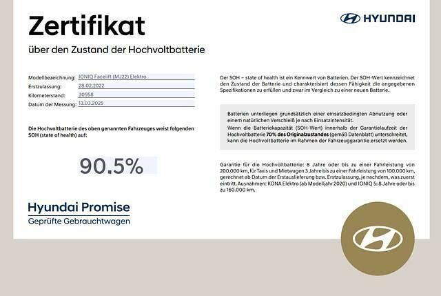 Typhoon silver Gebraucht 2022 Hyundai Ioniq Kleinwagen | 17.900 € (Guter Preis) - Bild 1/1