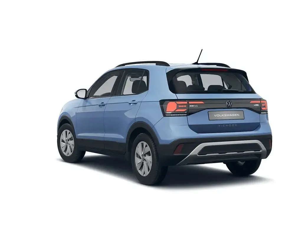 Gebraucht VW T-Cross Life 95 PS (69 kW) 2024 Blau SUV