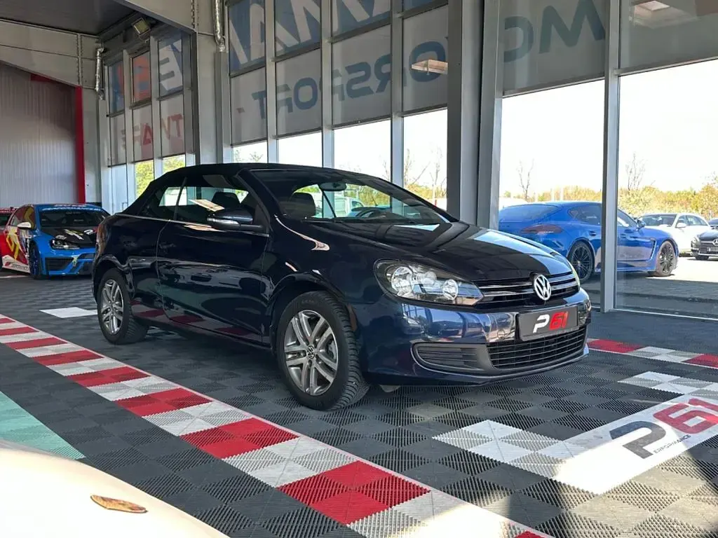 Usata VW Golf 160 CV (117 kW) 2011 Blu Cabrio