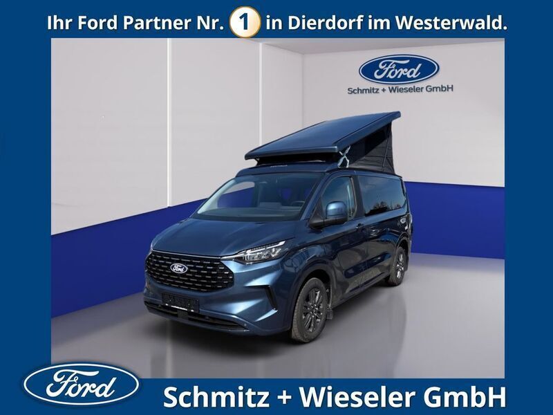 Chromeblue metallic Neu 2025 Ford Tourneo Custom Nugget Van / Kleinbus | 63.590 € (Guter Preis) - Bild 1/4