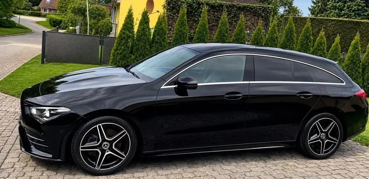 Gebraucht Mercedes CLA200 AMG line 163 PS (119 kW) 2021 Schwarz Coupé
