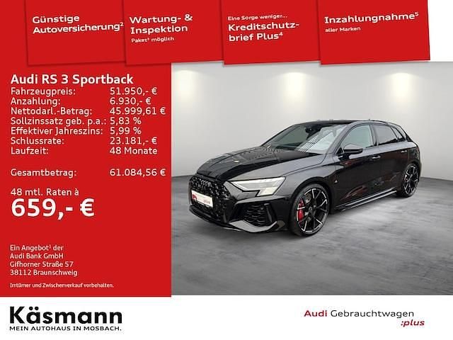 Gebraucht Audi RS3 Sportback Ambiente 400 PS (294 kW) 2022 Mythosschwarz metallic Kleinwagen