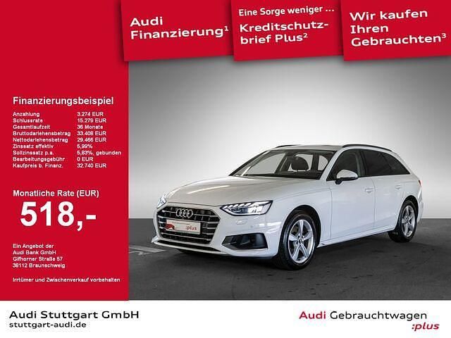 Ibisweiß Gebraucht 2021 Audi A4 Advanced Kombi | 32.740 € - Bild 1/1