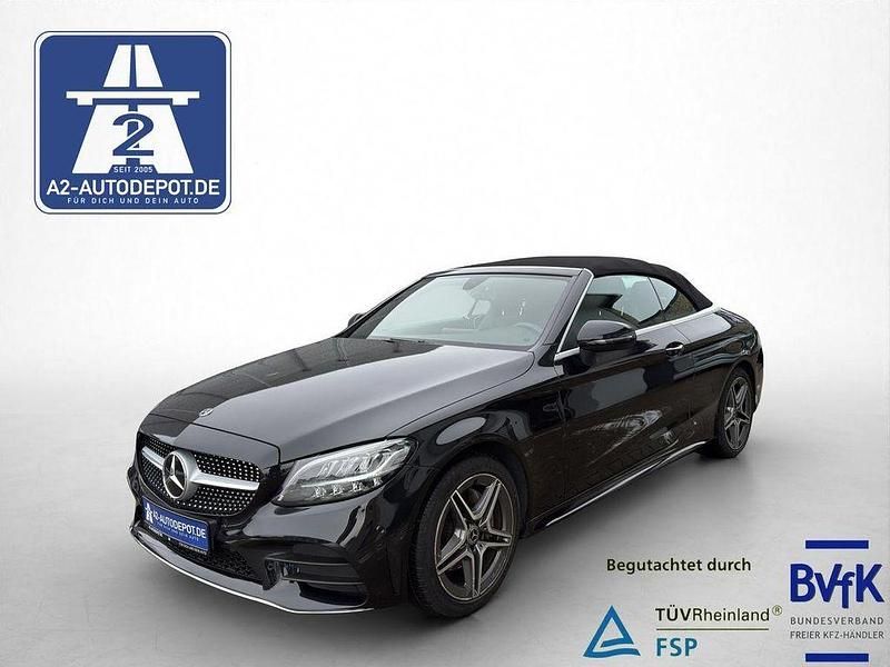 Gebraucht Mercedes C200 AMG 184 PS (135 kW) 2020 Schwarz Cabrio