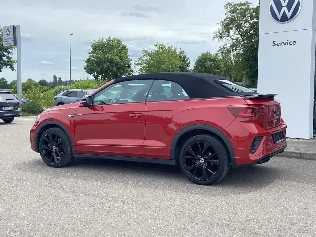 Gebraucht VW T-Roc Cabriolet R-line 150 PS (110 kW) 2023 Rot Cabrio
