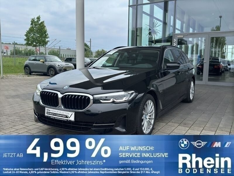 Schwarz Gebraucht 2022 BMW 530e Kombi | 34.740 € (Superpreis) - Bild 1/4