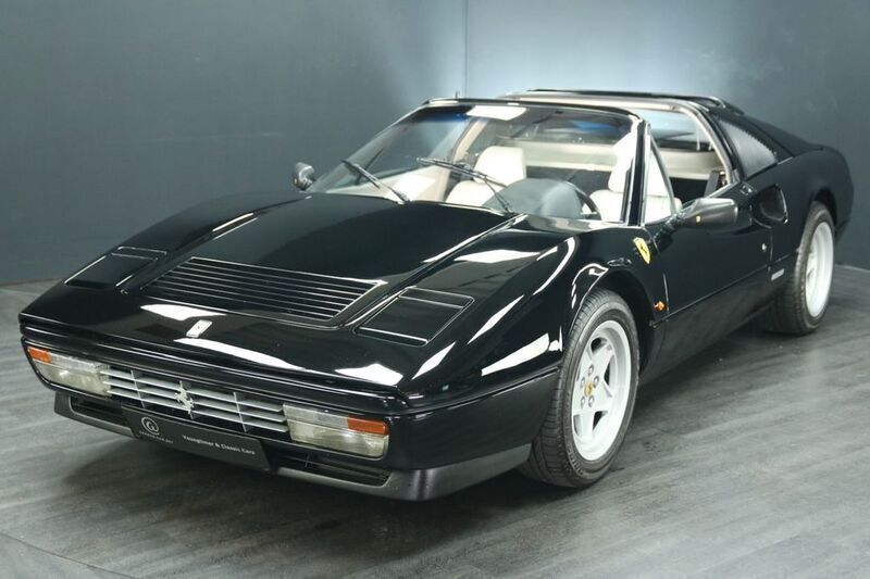 Schwarz uni Gebraucht 1987 Ferrari 328 Cabrio | 86.500 € - Bild 1/4