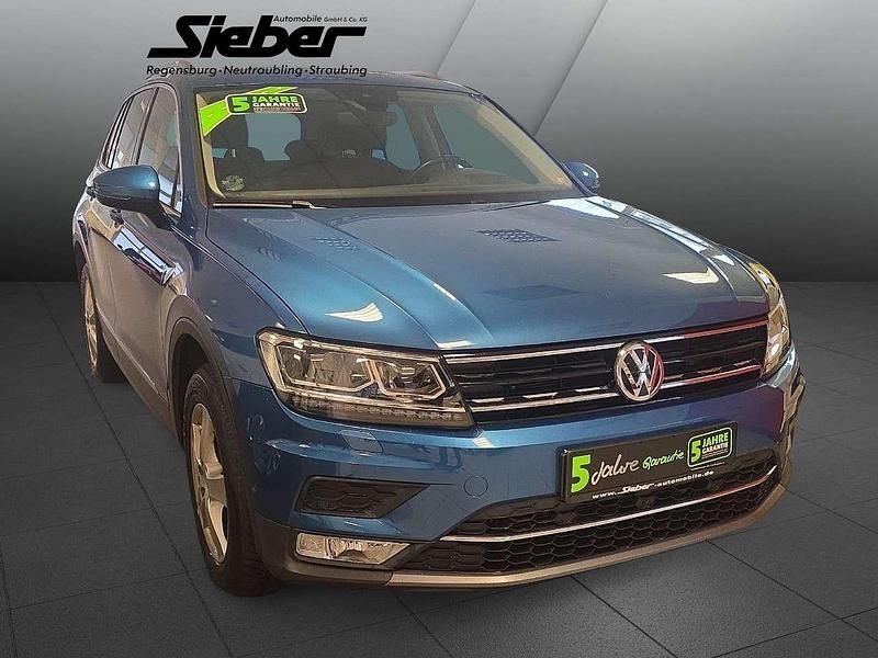 Gebraucht VW Tiguan Highline 190 PS (139 kW) 2016 Caribbean blue metallic SUV