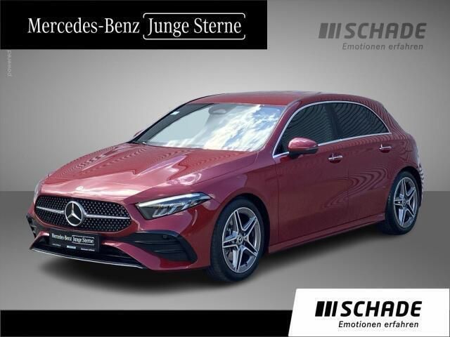 Rot Gebraucht 2024 Mercedes A220 AMG line Limousine | 36.450 € (Guter Preis) - Bild 1/4