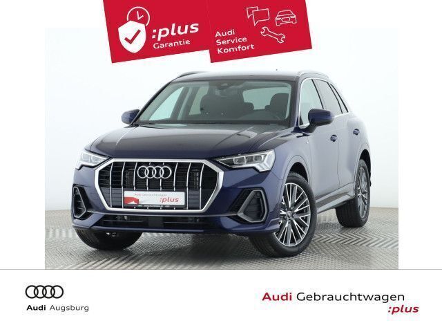 Navarrablau metallic Gebraucht 2024 Audi Q3 S-Line SUV | 38.410 € (Superpreis) - Bild 1/4
